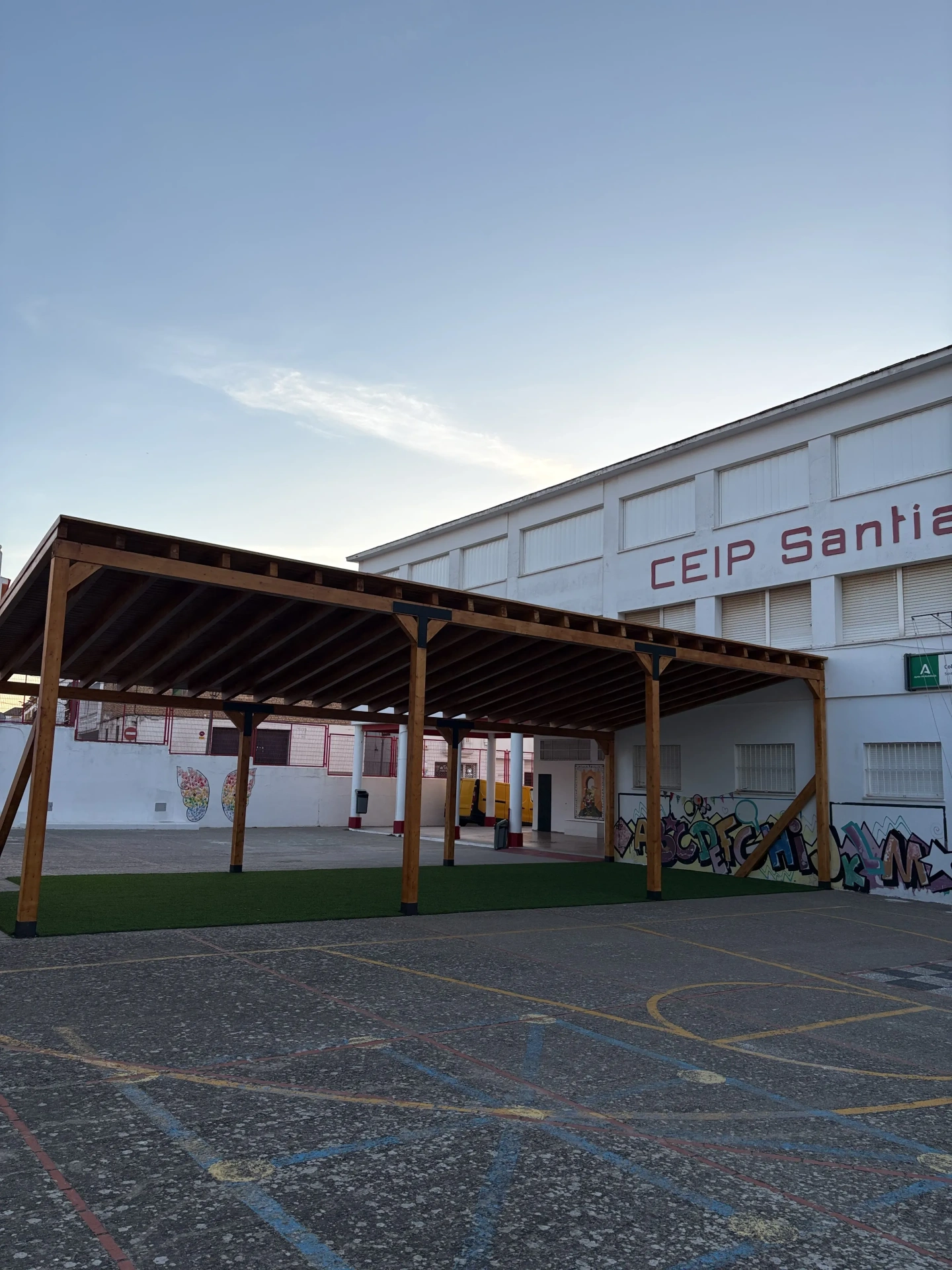 Pérgola CEIP Santiago El Mayor