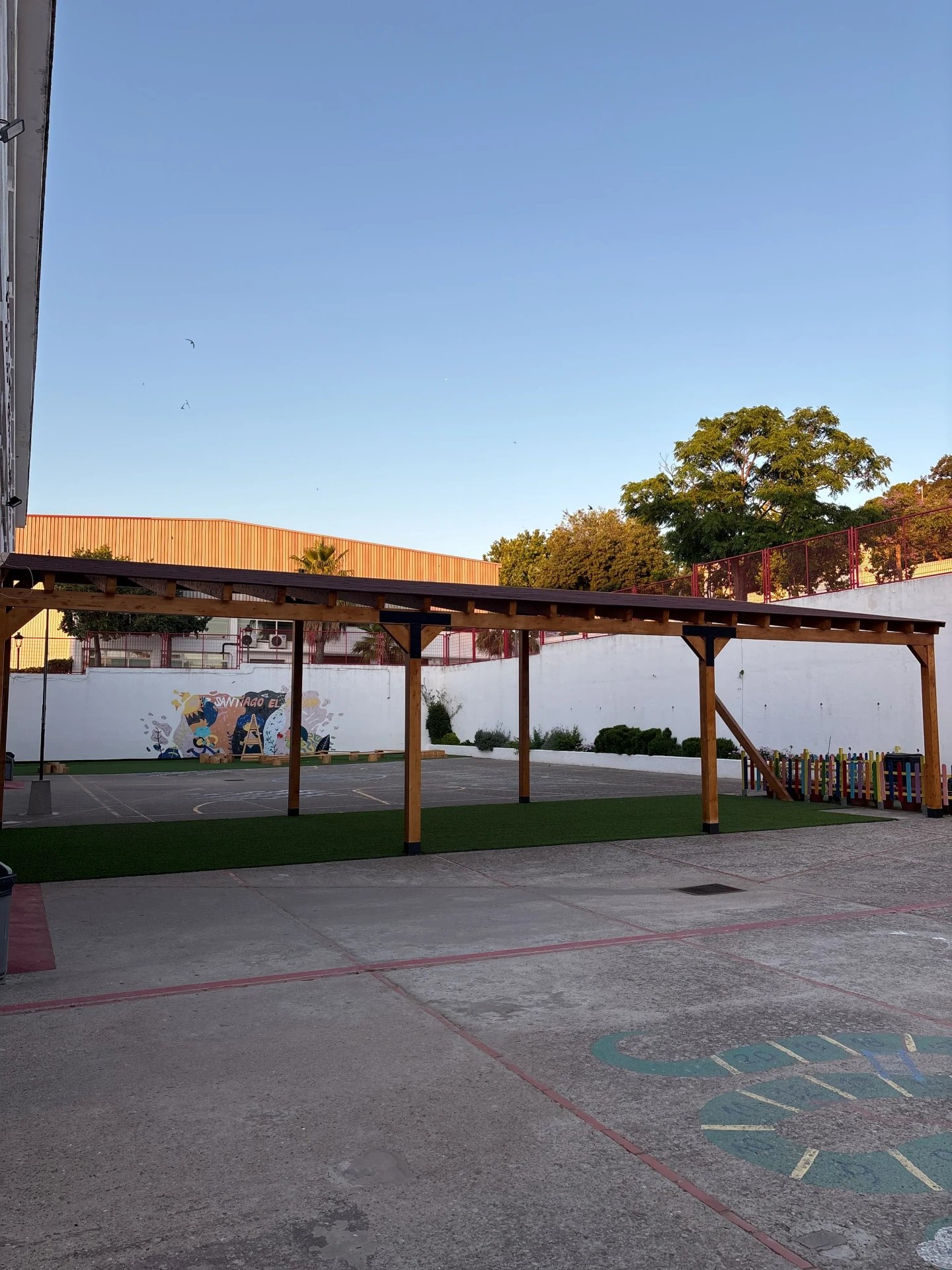 Pérgola CEIP · perspectiva